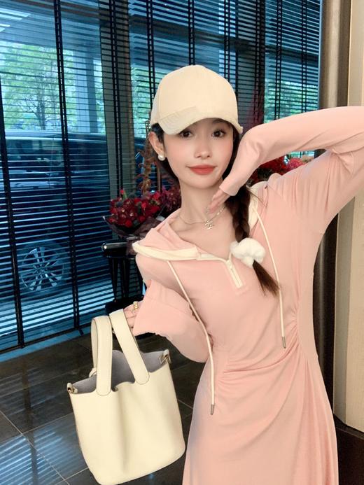 【169元任选2件】最后一波现货！【美式甜心】粉色连衣长裙 商品图3