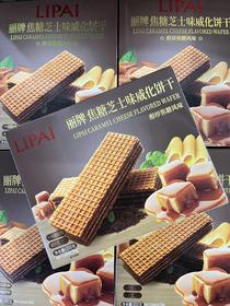 丽牌威化饼干 焦糖芝士味200g    6972364560626