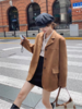 🌟【悉尼往事】 早春韩系复古麂皮棕色西装外套8838： ✅经典廓型西装再现💕，去繁为简＆重塑比例，💰强调舒适度与时髦度兼具，上身挺阔显气质，🌸干练百搭。  商品缩略图3