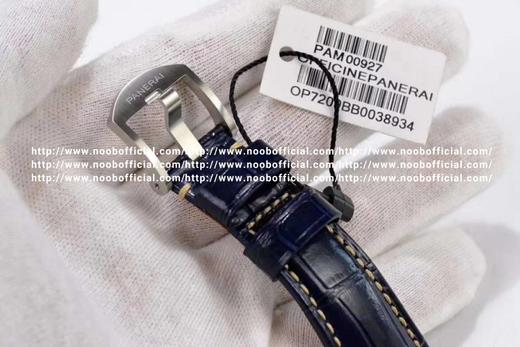 【top原版开模】（VS厂新品）沛纳海PAM-00927，一款42MM尺寸适合国人手腕，上手舒适“骚蓝”927 整个壳身厚度得以降低近四成，不设限，纤薄，不循规，男女可佩戴！太阳放射纹蓝色表盘活力优雅 商品图7