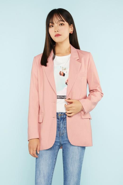 Le Malene 粉色简约西装外套 11230 商品图0