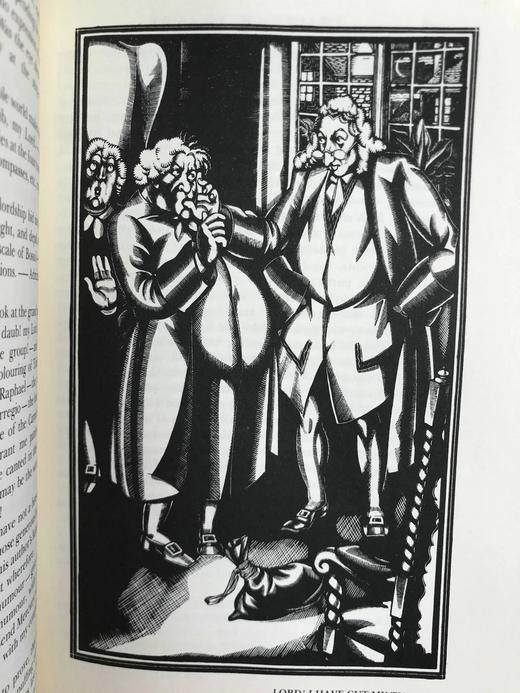 限量版！劳伦斯·斯特恩《项狄传》 约翰·奥斯丁12幅版画插图 豪华皮装18开 商品图8