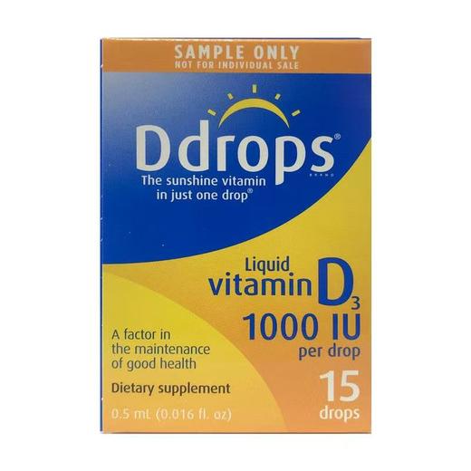 【跨境】ddrops D3小样15滴/盒 一天一滴 商品图2