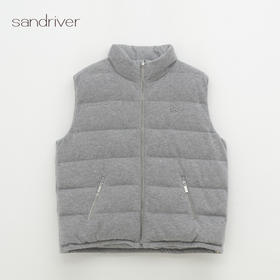 西藏羊绒针织鹅绒男背心SJF96M308N