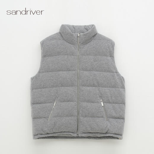 西藏羊绒针织鹅绒男背心SJF96M308N 商品图0