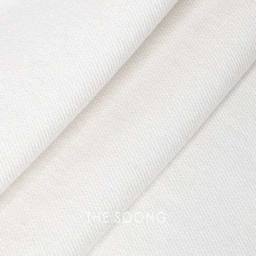 THESOONG|"白牛2.0"赛络纺双芯加软白色中腰弹力牛仔裤女HBNZ6364 商品图9