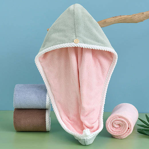 【9.9包邮干发帽 告别吹风机】干发帽 帽柔软不脱毛不闷热旅行居家常备好物 商品图0