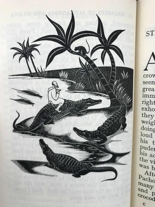 1942年 野兽与圣人 吉宾斯木版画插图 精装32开 商品图14