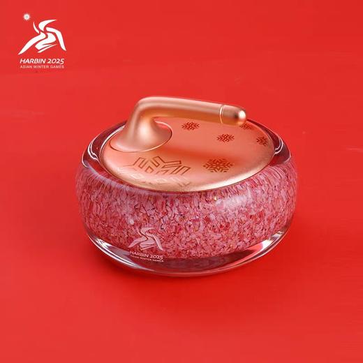 预定！亚冬会官方纪念冰壶-内藏人民币碎钞，原盒+证书！ 商品图3