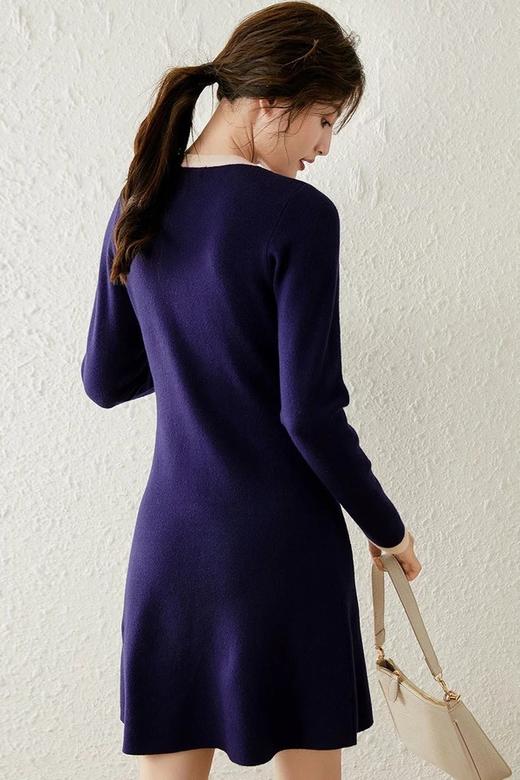 LOUIS YAO/白鹿语 香奈儿针织连衣裙 10739 商品图2