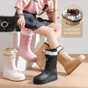 雨鞋女款2026新款中筒防水防滑水鞋加绒时尚外穿雨天雨靴软底胶鞋 商品缩略图1