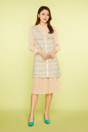 Le Malene 香奈儿风马甲连衣裙 11245