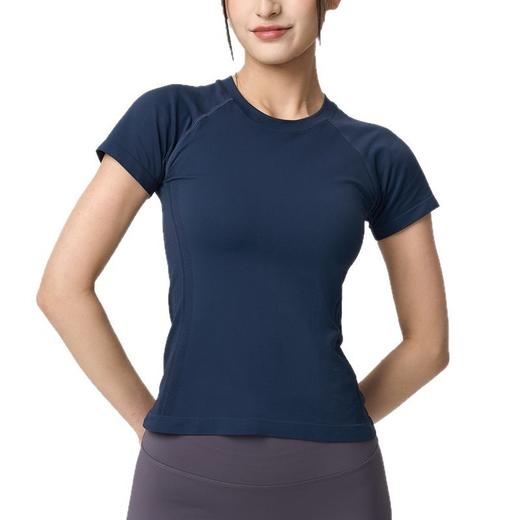 【路路精选】lulu春夏短袖速干吸汗透气运动T恤跑步健身修身显瘦瑜伽服女 商品图4