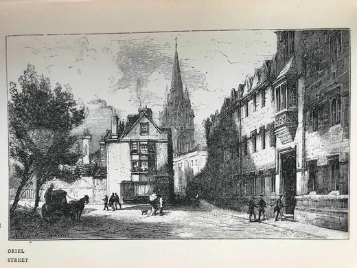 1909年 安德鲁·朗格《牛津风物志》 数十幅插图 漆布精装36开 商品图13