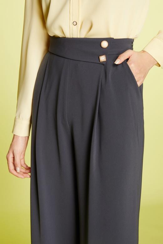 Le Malene 简约直筒灰色长裤 11406 商品图3