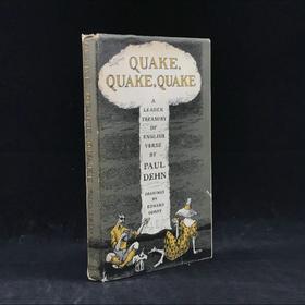 1961年 保罗·德恩《英国诗歌宝库》 配大量趣味插图 精装32开