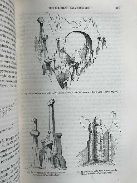 【法语】1885年 拉帕朗《地质学论文集》 666幅版画插图 真皮精装18开 商品图11