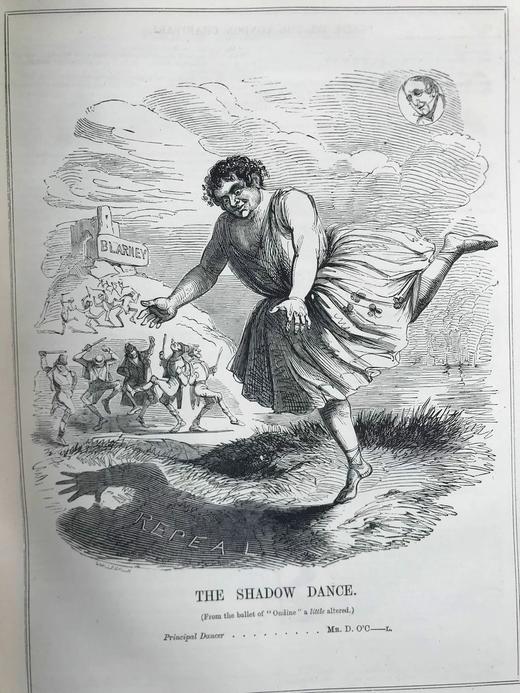 1843-1845年 英国讽刺漫画杂志《笨拙》 数百幅插图 漆布精装大16开 商品图11