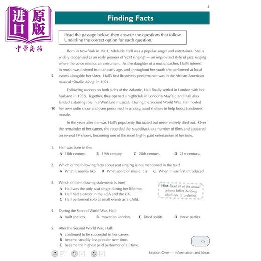 【中商原版】英国CGP 11+ GL 英语理解练习册和评估测试 10-11 岁 English Comprehension Practice Book Assessment Tests 商品图1