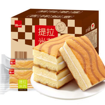 泓一椰蓉蛋糕1000g 早餐代餐面包饼干蛋糕休闲零食办公室下午茶点心 商品图1