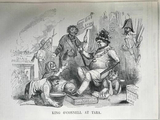 1843-1845年 英国讽刺漫画杂志《笨拙》 数百幅插图 漆布精装大16开 商品图9