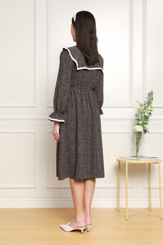 amadella 披肩领收腰碎花连衣裙 10887 商品图2