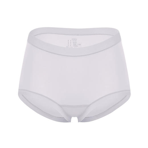 丁摩 【2条】真丝无痕透气中腰高腰内裤 桑蚕丝裸感高弹垂感女士平角内裤S171 商品图7