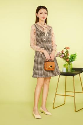 Le Malene 优雅刺绣香奈儿风连衣裙 11343