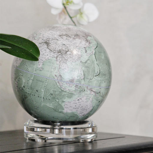 Homely Globe/宏微 水晶底座地球仪 25cm 地球仪客厅书房桌面装饰摆件生日节日礼物 商品图4