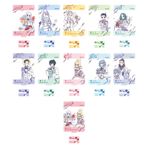 《非人哉官方店》礼遇系列亚克力挂件盲盒原创动漫周边礼物钥匙扣摆件 商品图4