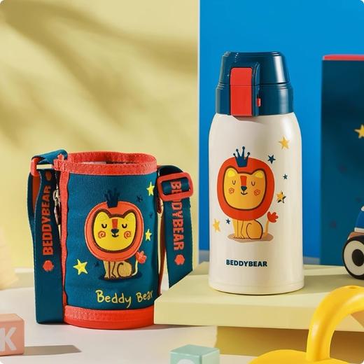 【保温杯】王一博同款杯具熊儿童保温杯带吸管女幼儿园男宝宝小学生水杯水壶 商品图1