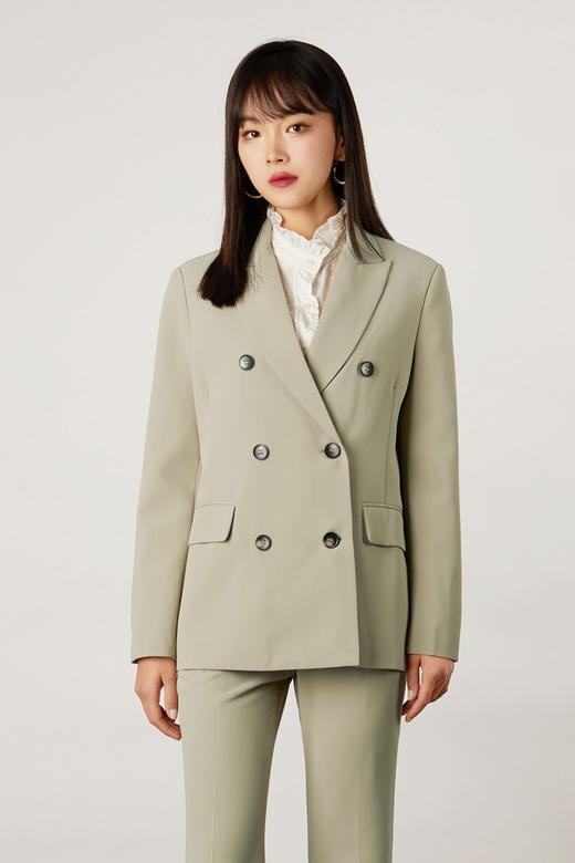 ESTELLICA 后开衩双排扣西装外套 11110 商品图0