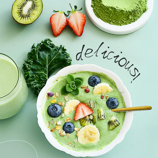 【羽衣甘蓝粉】堪比西兰花的蔬菜，低脂低热量 粉质细腻，粗纤维刷脂刮油高饱腹感，加蜂蜜柠檬片牛奶水果等百变diy食用方式，健身人士和小朋友都爱 商品图3