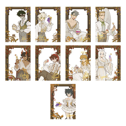 《非人哉官方店》万圣街万圣秘境系列PET透卡盲盒动漫周边原创收藏卡 商品图4