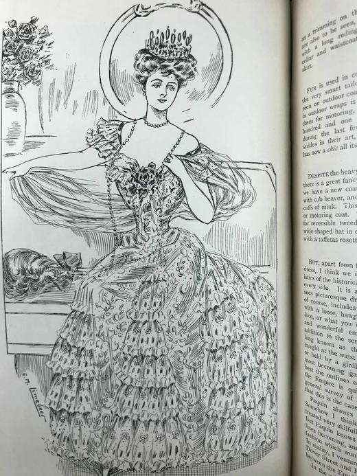 1907年 女士的国度杂志 数百幅插图 漆布精装16开 商品图9