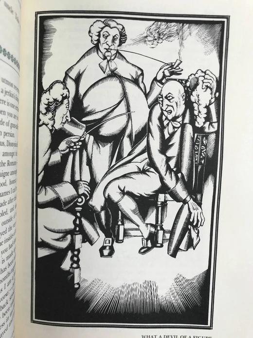 限量版！劳伦斯·斯特恩《项狄传》 约翰·奥斯丁12幅版画插图 豪华皮装18开 商品图7