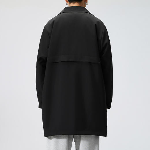 【特大码】【新款DPX】360斤大依优型大码中长款风衣翻领潮流加肥加大码上衣外套休闲男士 商品图4