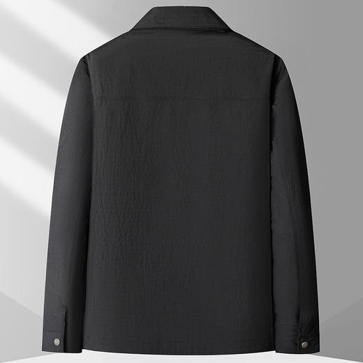 【新款DKP】大依优型大码男装翻领夹克外套加肥加大胖子休闲商务上衣大号百搭潮流 商品图5