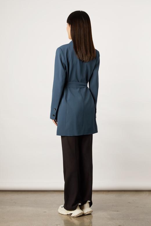 ESTELLICA 双排扣收腰西装长外套 11143 商品图2