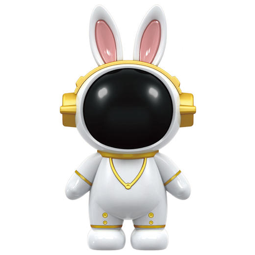 「精美礼盒装！轻奢颜值」太空兔宇航员存钱罐 儿童男女孩新款卡通网红存钱罐存取摆件收纳整理储蓄箱 商品图4