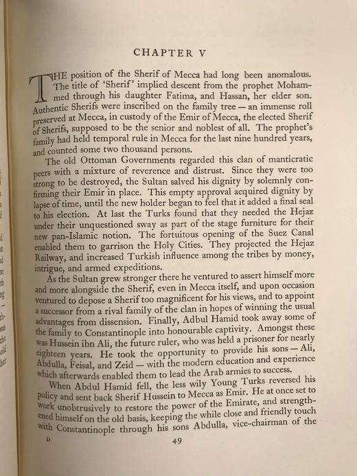 1935年 劳伦斯《智慧七柱》 约50幅插图 漆布精装16开 商品图14