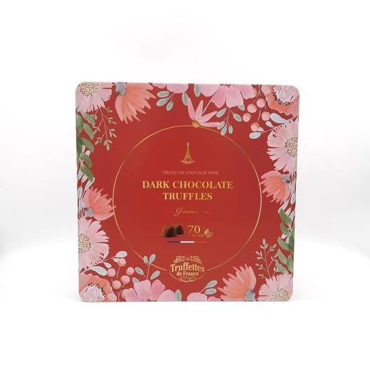 法国Truffettes乔慕松露形黑巧克力花朵礼盒(70%可可) 商品图0