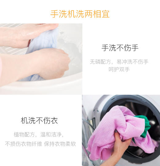 【洗护好物 丨花卉诗  洗衣液系列】经植物萃取，质地温和不伤衣，还采用了微胶囊留香技术，香味清幽优雅持久，绵密泡沫，可以深层清洁去渍，有效抑菌，适用于多种材质 商品图3