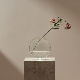 鱼嘴花瓶 RESONG日诵家居 玻璃花器插花饰品