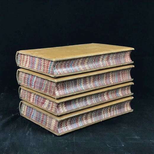1852年 弥尔顿诗集（全4卷） 1幅肖像插图 全真皮精装18开 商品图1