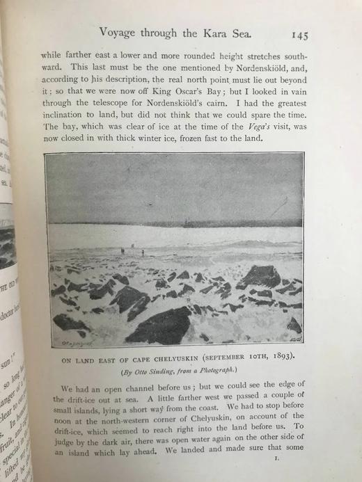 1898年 弗里乔夫·南森《极北之旅》（全2卷） 约百幅插图 漆布精装18开 商品图9