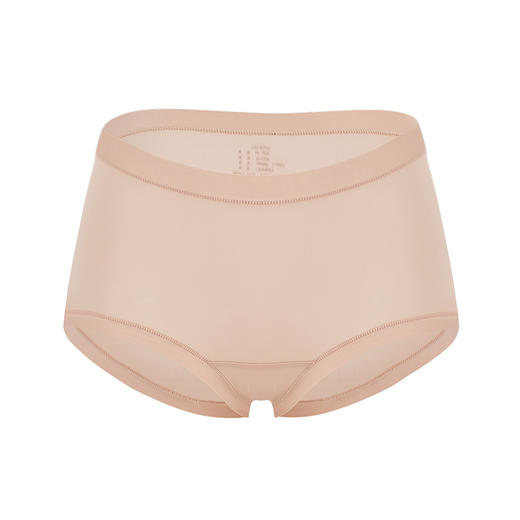 丁摩 【2条】真丝无痕透气中腰高腰内裤 桑蚕丝裸感高弹垂感女士平角内裤S171 商品图9