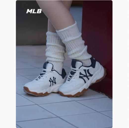 【云粉节】6楼MLB  MLB男女情侣厚底增高牛仔大logo时尚老爹鞋吊牌价899 商品图0