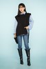 LNNNS 百搭黑色针织马甲上衣 11309 商品缩略图4