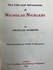 1901年 狄更斯《尼古拉斯·尼克贝》 8幅插图 漆布精装大32开 商品缩略图4